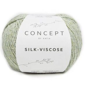 Concept by Katia Silk-Viscose Color 60 Light Green Yarn‎
